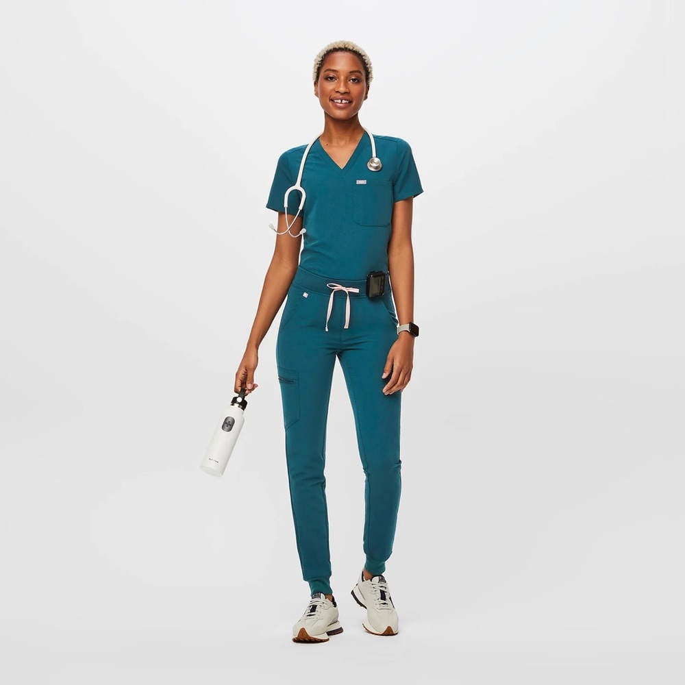 Carribean blue figs scrubs